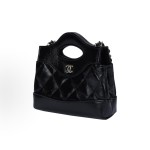 CHANEL⾹奈⼉ 31Bag 24S⾦扣 ⼿提单肩斜挎包 超迷你  ⿊⾊
